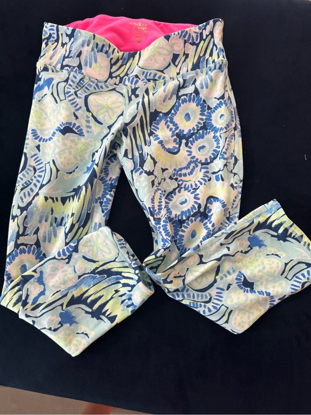 Lilly Pulitzer scalloped hem leggings